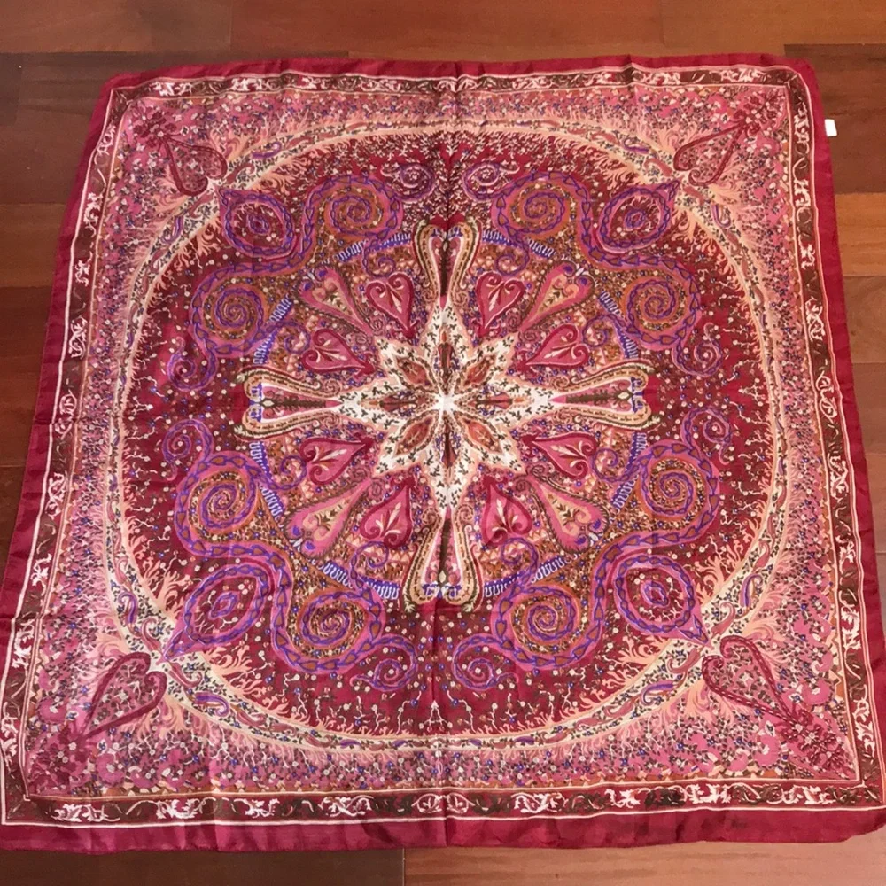 silk scarf, 40*40